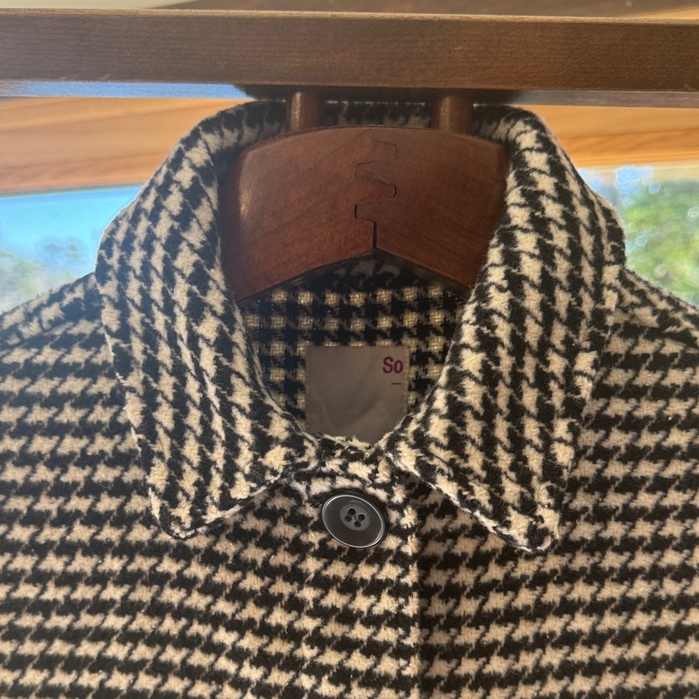 SO Black and White Houndstooth Shacket - Picture 8 of 11